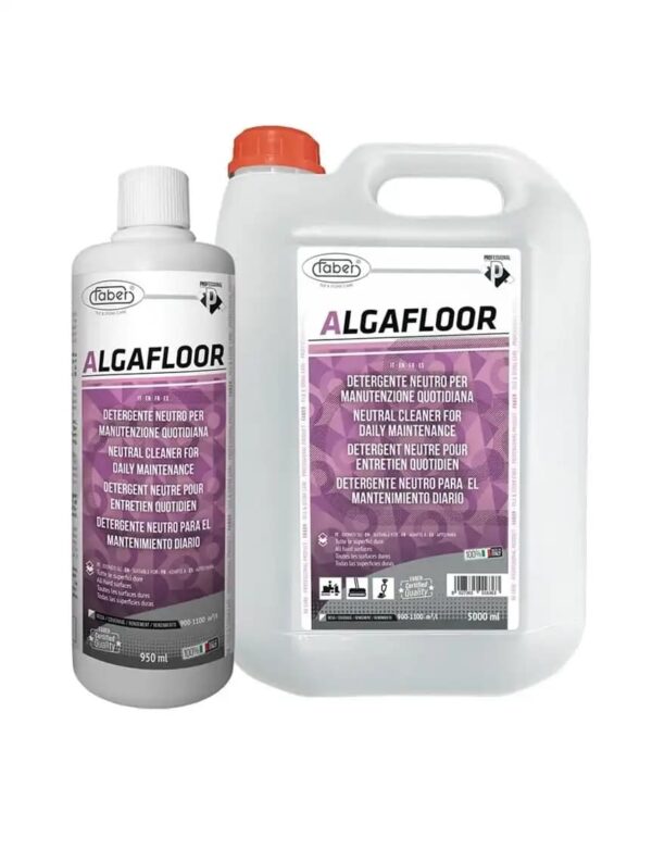 faber algafloor pH neutral daily cleaner for stone tiles and concrete surfaces