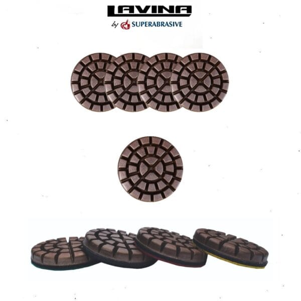 HD Copper disc with rubber interface adapting to concrete surface