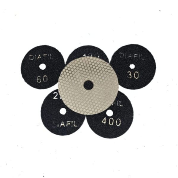 Diafil EL FLEX R4 electroplated diamond abrasive pad for stone, glass and resin
