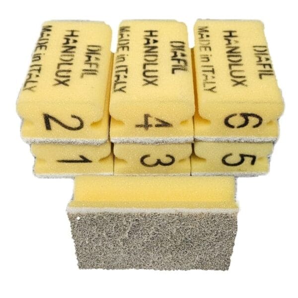 Diafil Hand Lux diamond polishing pads for natural stone maintenance and polishing