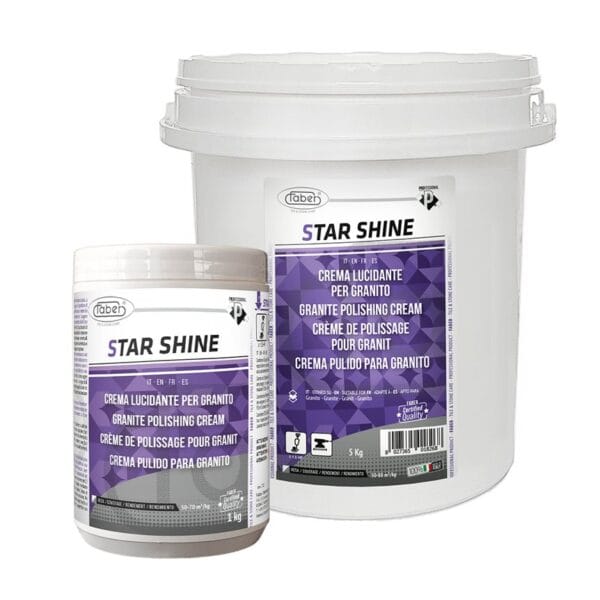 STAR SHINE water based polishing cream for granite surfaces