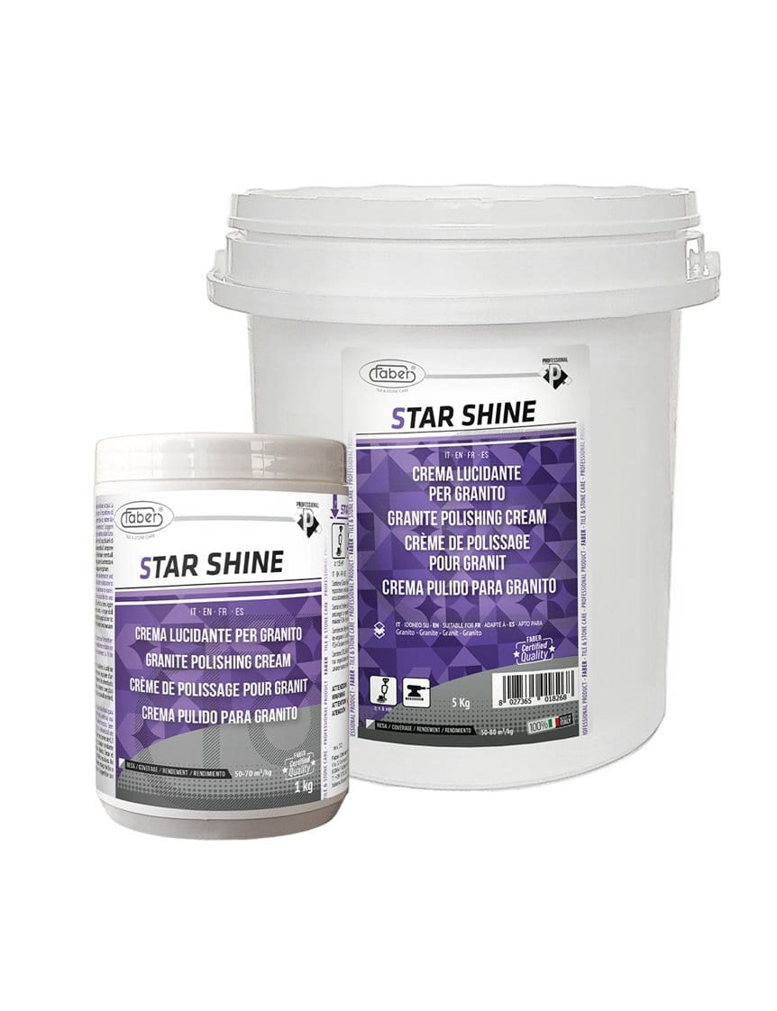 STAR SHINE water based polishing cream for granite surfaces