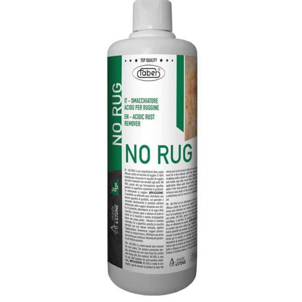NO RUG rust stain remover for granite porcelain and quartz