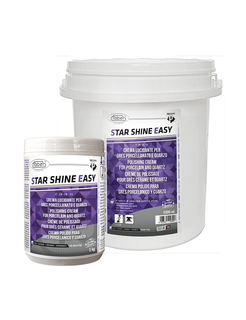 STAR SHINE EASY polishing cream for porcelain ceramic and quartz surfaces