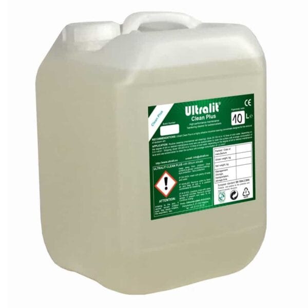 Lithium concrete floor cleaner for industrial and warehouse floors
