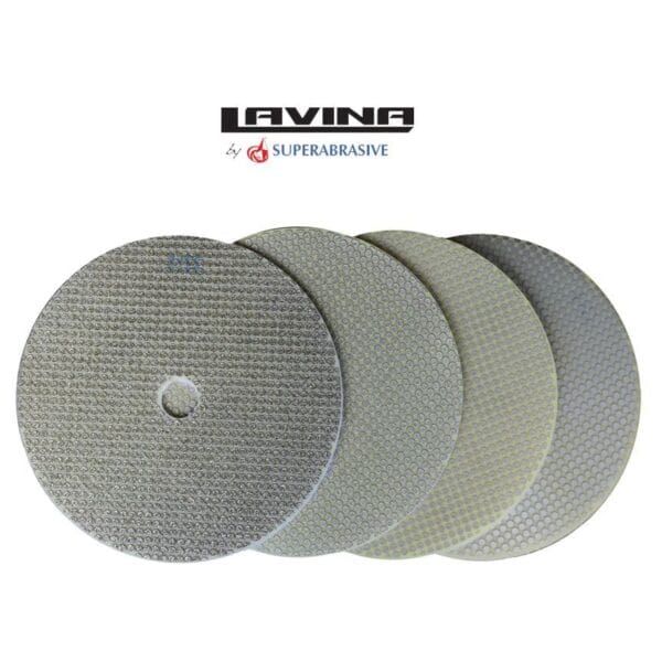 Lavina Flexible Electroplated Diamond Pad for stone honing and metal scratch removal
