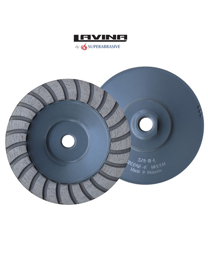 Lavina Turbo Diamond Cup Wheel for stone and concrete edging