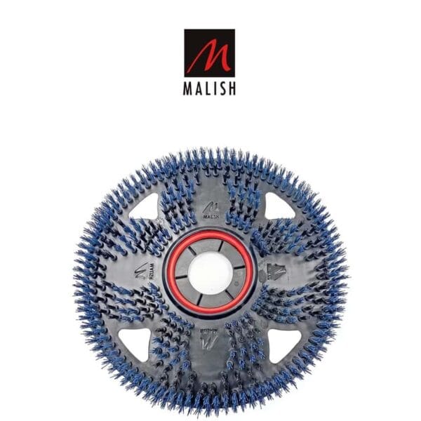 17" Malish Flex Scrub Blue 180 Grit Velcro Backed Grit Brush