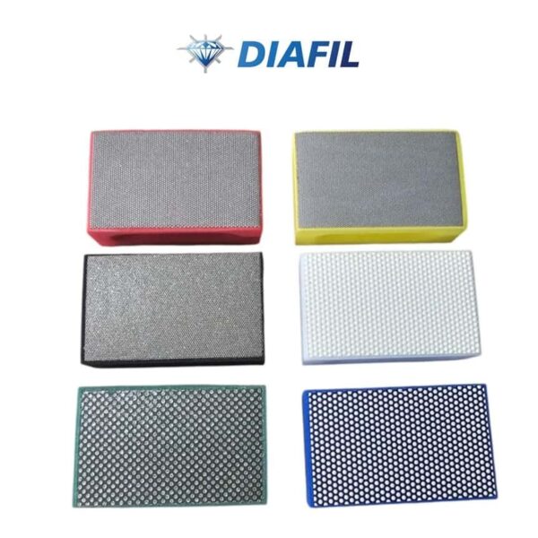 Diafil Diamond Hand Pads for manual stone polishing