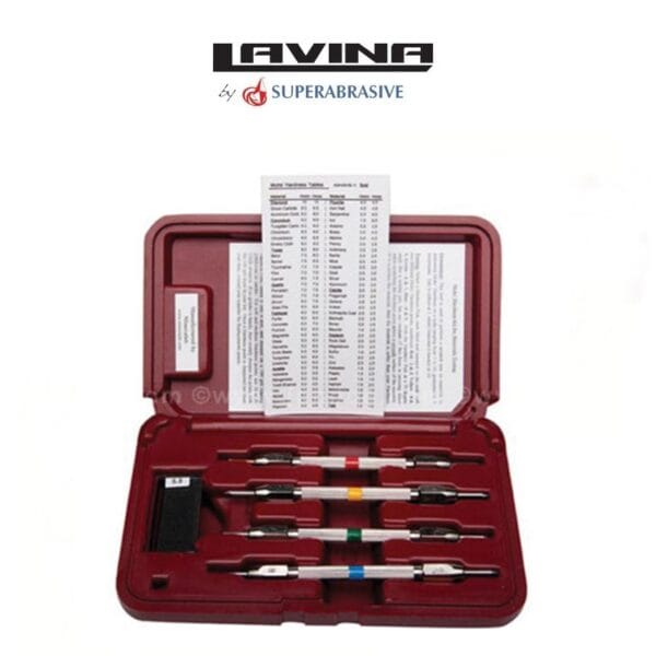 IMAGE_ALT_TEXT Lavina MOHS' Hardness Test Kit for concrete surface testing