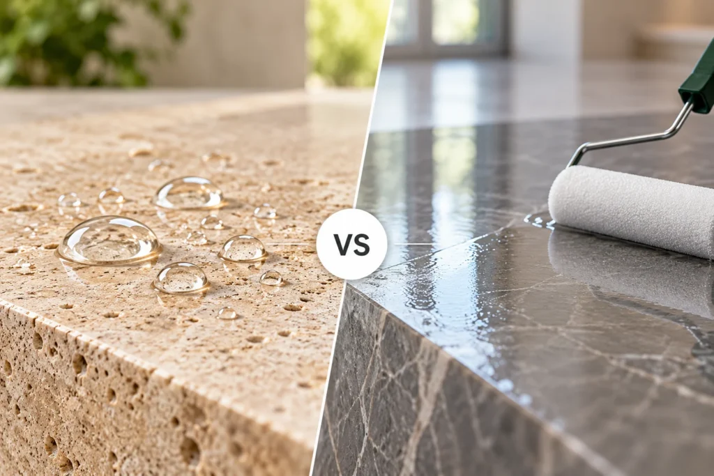 Impregnating Sealer vs Topical Sealer